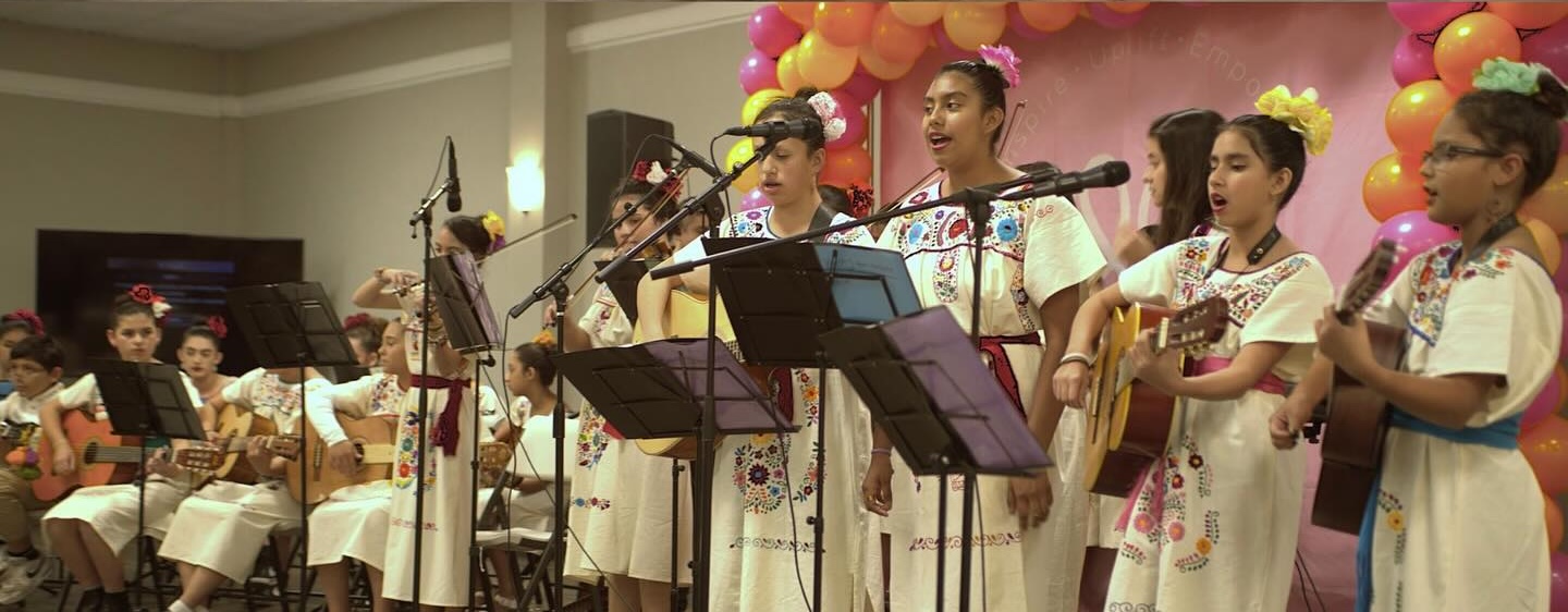 Girls talking together